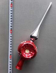 Советская ёлочная игрушка "Макушка шпиль"