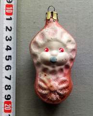 Советская ёлочная игрушка "Лялька 2а"