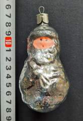 Советская ёлочная игрушка "Дед Мороз №11"