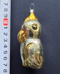 Советская ёлочная игрушка "Попугай 6а"