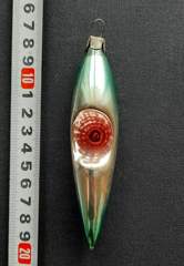 Советская ёлочная игрушка "Сосулька с прожектором 15"