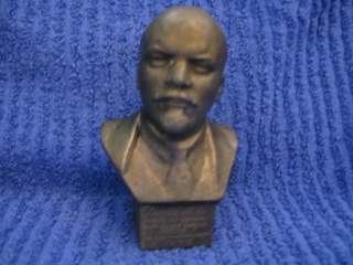 Скульптура "Бюст Ленина" из каслинского литья