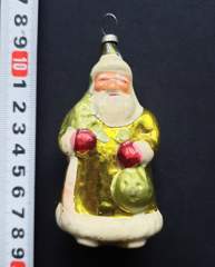 Советская ёлочная игрушка "Дед Мороз №16з"