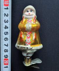 Советская ёлочная игрушка "Машенька. Набор "Морозко" 3"