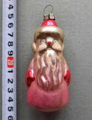 Советская ёлочная игрушка "Дед Мороз №17б"