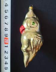 Советская ёлочная игрушка "Попугай 7д"