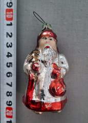 Советская ёлочная игрушка "Дед Мороз №21"