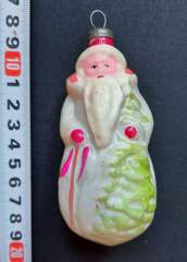 Советская ёлочная игрушка "Дед Мороз №14"