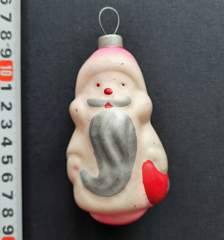 Советская ёлочная игрушка "Дед Мороз №26"