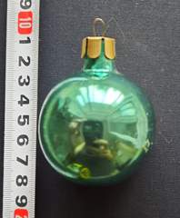 Советская ёлочная игрушка "Шар №68. Диаметр 4 см"