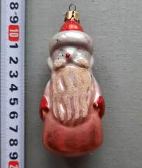 Советская ёлочная игрушка "Дед Мороз №17д"