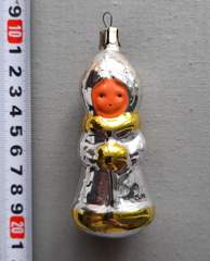 Советская ёлочная игрушка "Снегурочка 6а"