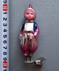 Советская ёлочная игрушка "Маленький мук прищепка №15"