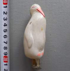 Советская ёлочная игрушка "Пингвин прищепка 3"