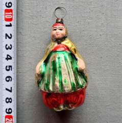 Советская ёлочная игрушка "Шамаханская царица 2а"