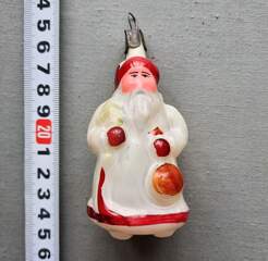 Советская ёлочная игрушка "Дед Мороз №18"