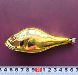 Советская ёлочная игрушка "Рыбка 6"