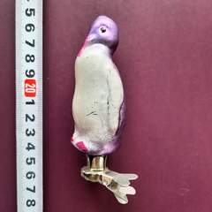 Советская ёлочная игрушка "Пингвин прищепка 8"