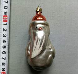 Советская ёлочная игрушка "Дед Мороз №2"