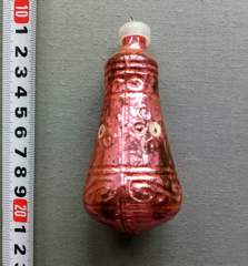 Советская ёлочная игрушка "Колокольчик №5а"