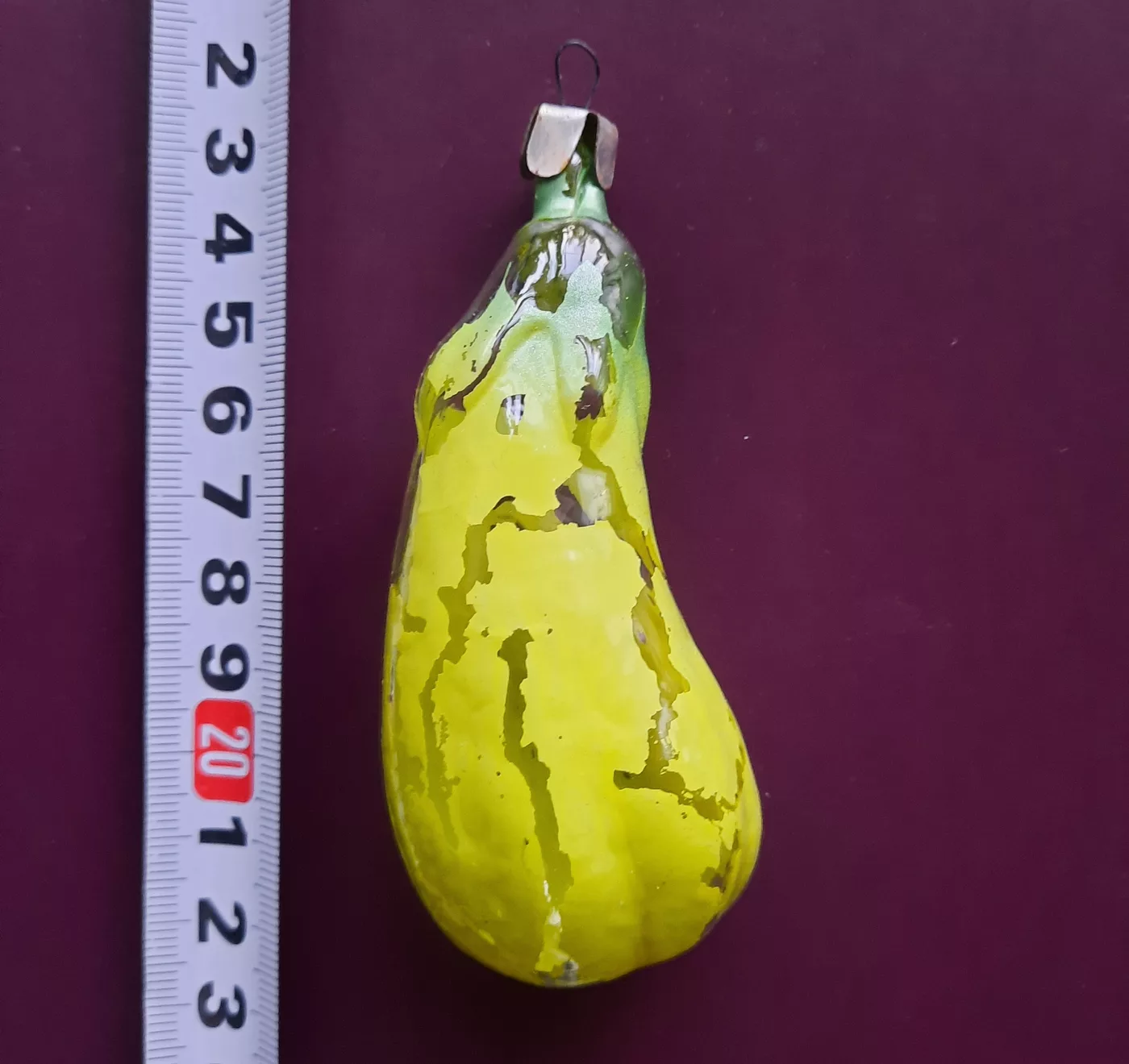 Ёлочная игрушка «Баклажан № 12»