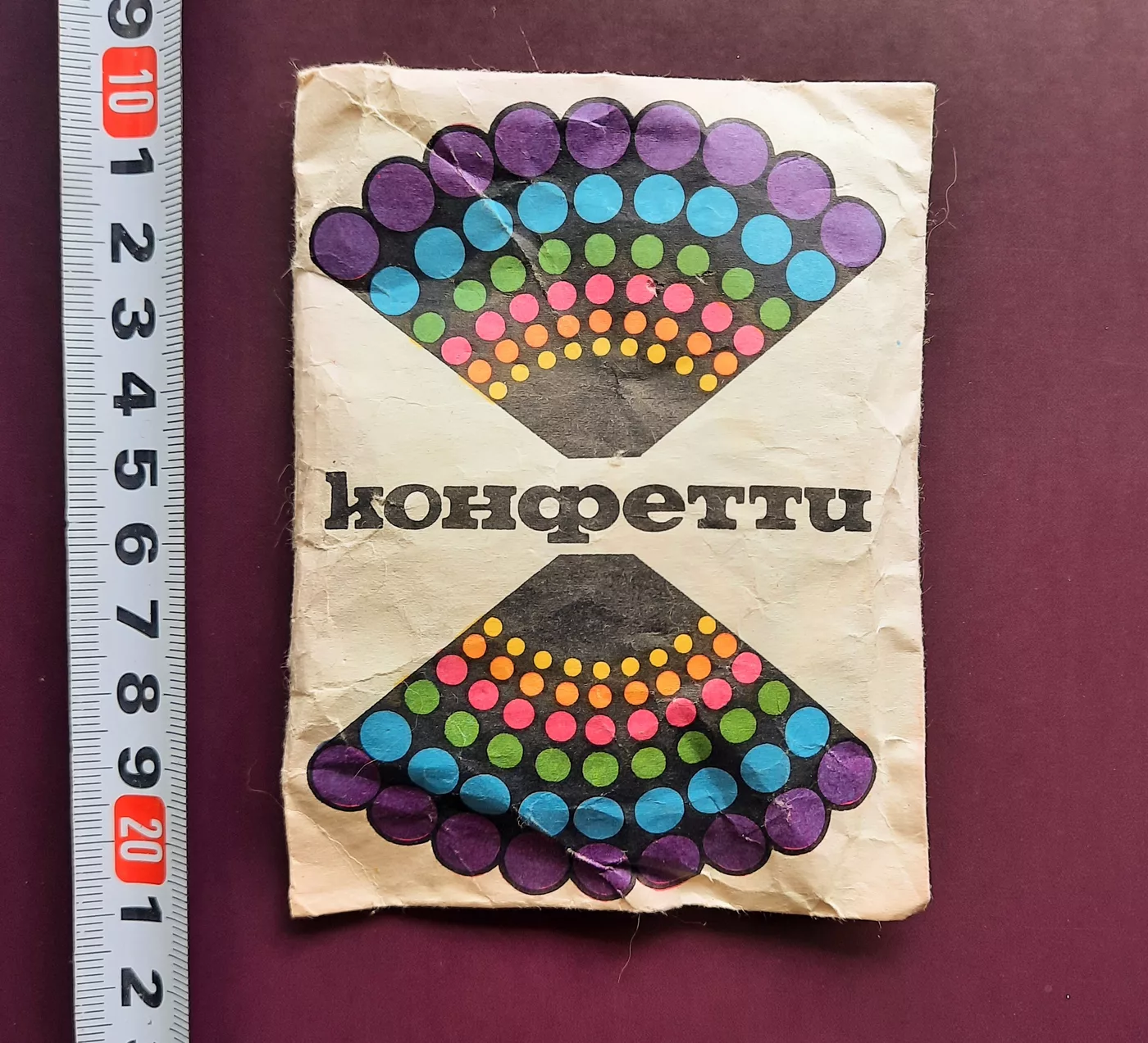 Ёлочная игрушка «Конфетти № 1975»