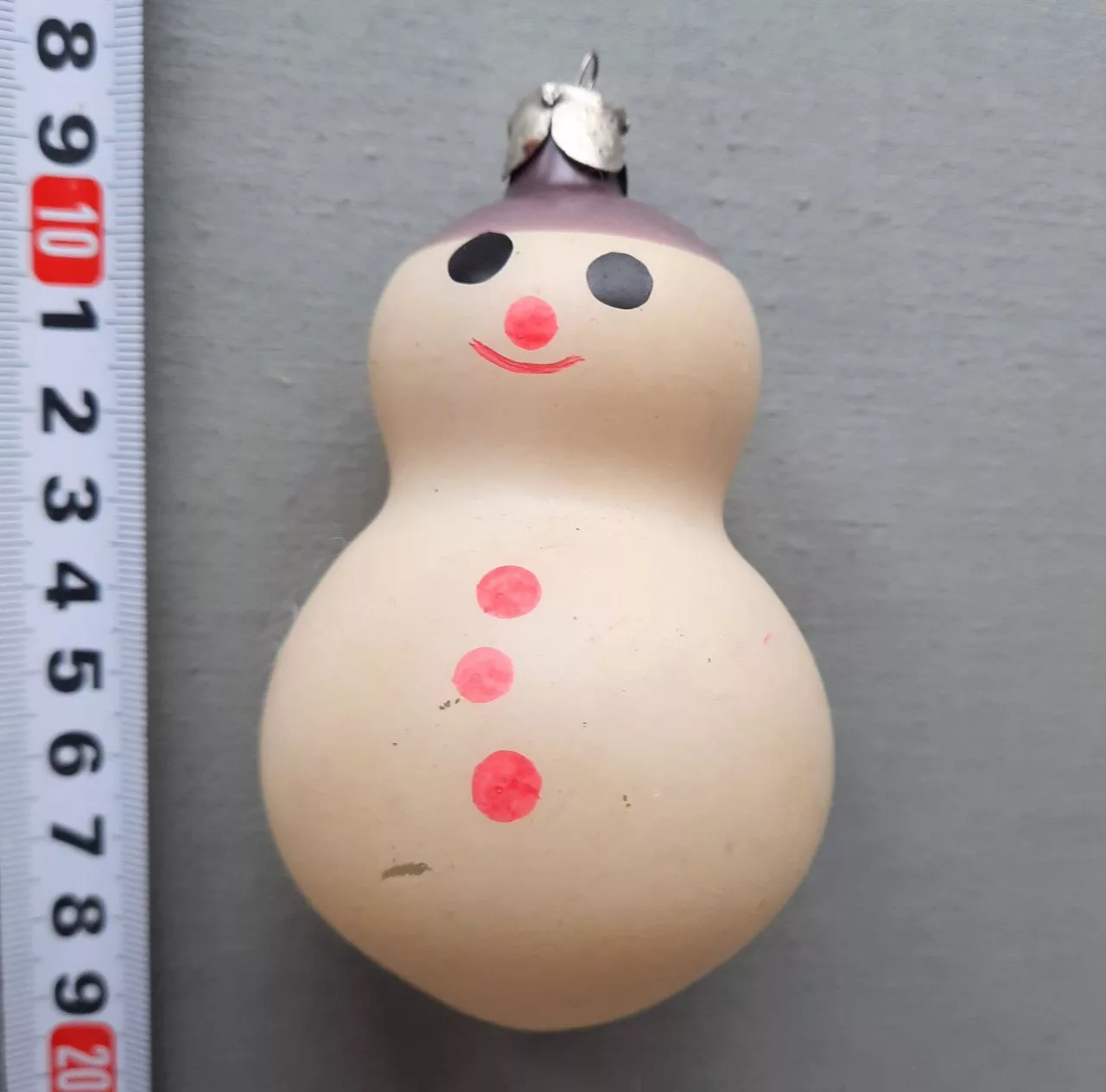 Ёлочная игрушка «Снеговик № 3а»