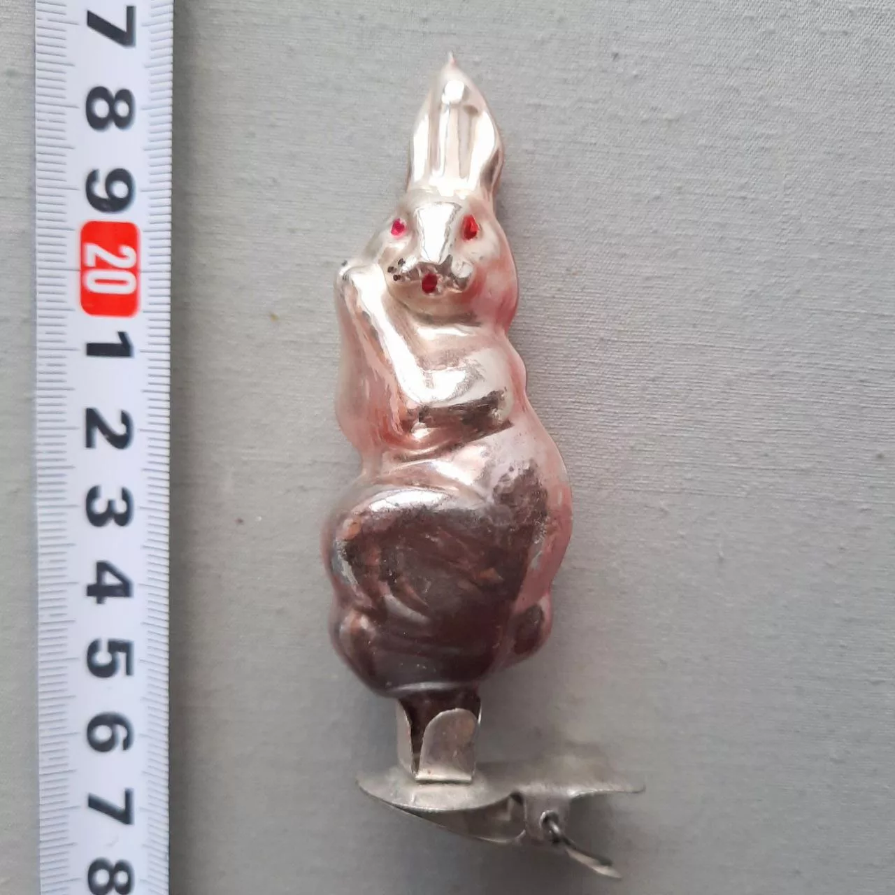 Ёлочная игрушка «Зайчик. Сказка "Серая шейка" № 9ж»