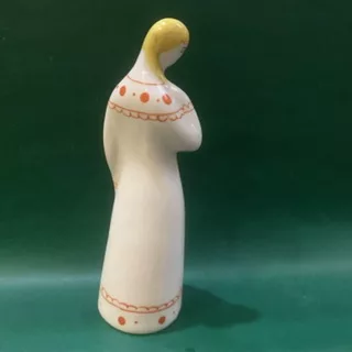 Фарфоровая статуэтка «Белорусская девушка», Бронницкий ФЗ — фото 3